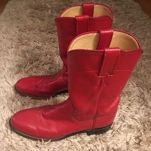 Justin Roper Leather Boots
